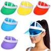 Sertay 5 Pezzi Berretto Visiera Trasparente Neon, Parasole Retro per Tennis e Golf, Sun Cap Pub Anni '80, Adatta per Ciclismo, Corsa e Alpinismo