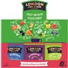 LONDON F&H COMPANY LONDON FRUIT & HERB COMPANY London Fruit® | Assortimento Tisane Frutta Senza Caffeina | Infusi Frutta Naturali - 80 Bustine (160 Gr) | Cofanetto Regalo Tisane Mix