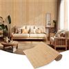 LSGCQ Pannelli decorativi per pareti pannello da parete in bambù per decorazione murali interne soggiorno ufficio soffitto (0,3×2,4m, Tonalità Naturale)