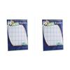 Tico Italia Tico Export E-4622 Etichette adesive bianche 46x22 mm, 15 etichette per foglio, adesivo permanente, scrivibili a mano, Confezione da 20 fogli