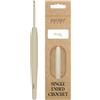 Knitter's Pride Pearl uncinetto in alluminio 2,50 mm - 1 unità beige e argento