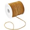 SUNNYCLUE 1.0mm 100 metri di Cordoncino di Nylon per Perline Fili di Nylon Dorato Sfuso Verga D'Oro Incollato per Cucire Annodatura In Raso Coda di Topo Cordoncini di Seta Macramè Cerati per La Creazi