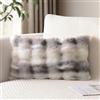JOTOM Set di 1 Fodera per Cuscino in Peluche 40x60 cm Fodera Decorativa Morbida per Cuscino in Finta Pelliccia Soffice per Divano, Letto, Camera da Letto 16x24 Pollici (Grigio Taupe)
