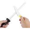 Alvinlite Serie Acciaini Affilatori, Acciaino con Rivestimento in Ceramica, Affila Coltelli da Cucina Professionale, 210mm Affilacoltelli Manuale, Impugnatura Robusta