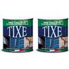 TIXE 609.303 Metaltix Ferro Micaceo all'Acqua Vernice, Acciaio, 250 ml (Confezione da 2)