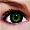 LENZERA Lenti a contatto colorate Circle Lenses Babe Green in verde, morbide, non corrette, in confezione da due-prodotto a marchio di qualità superiore,Cosplay Anime Manga