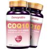 ZenvyraBio Coenzima Q10 200mg - 120 Capsule Softgel | Ubiquinone Puro Fermentato Naturalmente ad Alta Biodisponibilità | Integratore Antiossidante ad Alto Assorbimento, Senza OGM, Glutine e Additivi