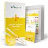 vitocare 25 o 125x strisce reattive per urina con 10 parametri, autotest per cistite, strisce reattive per urina infezioni delle vie urinarie, dimagrire con dieta low carb chetogenica (25)
