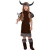 HENBRANDT Costume da guerriera vichinga cornuta da dragone Tamer Warrior, costume autentico storico medievale, per bambini dai 7 ai 9 anni, taglia M