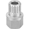 A ABSOPRO 61/16PT Anti Furto Ruota Blocco Aletta Dado Vite Rimozione Chiave