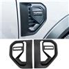 JHCHAN Prese d'aria laterali per Ford Ranger T9 2023 2024 2025 4X2 TURBO pick-up sfiato laterale ABS nero opaco (TURBO)