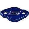SCAR Coperchio Vaschetta Olio Freno Posteriore Compatibile con YAMAHA YZ YZF WR WRF WRX XT TRICKER 03-26 - Blu