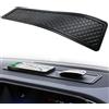 mongtsamz Tappetino Antiscivolo Auto, Rettangolare Tappetino Antiscivolo per Cruscotto Multifunction Car Anti-Slip Mat Auto Universali per Telefono Occhiali Chiavi, 1 Pezzi, Nero