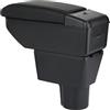 ZENVI Braccioli Compatible with Renault Dacia Duster Braccioli 2012-2018 Console Centrale Organizer Immagazzinaggio Scatola Doppio Spazio Può essere come supporto gomiti