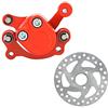 Terisass Kit Freni Disco, pinza freno Moto 120mm Disco freno auto veicolo Pinza freno auto per 43cc 47cc 49cc elettrico Go Kart Scooter Mini Moto