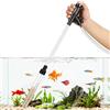 SOUSLOW Mini pulitore di Ghiaia per acquari 4 in 1, Kit per la Pulizia dell'acquario, Piccolo sifone per Acquario con Cambio d'Acqua Regolabile, Adatto per acquari di Pesci e Tartarughe