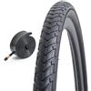 FengCan 700x40C Pneumatico per bicicletta 42-622 700C pneumatico per bicicletta e 28 pollici tubo per bici adatto per 700 x 40C City/Road pieghevole pneumatico di ricambio per bici (singolo)
