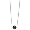Mabina Gioielli - Collana Uomo - Collana in argento con perla nera - 553640