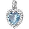Brosway Charm Donna in Argento e Cloud Light Blue con Simbolo Cuore | Collezione Fancy - FCL125