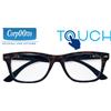 INDUSTRIE OTTICHE ITALIANE SRL Corpootto Occhiali Da Lettura Touch Frontale Tartaruga Interno Nero Aste Nere Diottrie 2.50