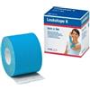 Benda Adesiva Actimove Leukot K Taping Fisioterapico Larghezza 5 Cm Lunghezza 5 M Colore Blu In Rotolo