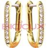 Bjt262 Orecchino Alexia Gold 16 Mm Gold Plated