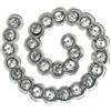 SANICO SRL Bjt927 Orecchini Spiral White Stainless Steel