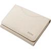 TECHMADE Etres Portafoglio Magnetico - Design Jeans - Portacarte MagSafe Compatibile per iPhone - Protezione RFID - 6 Slot Carte + Tasca Contanti - Slim, Unisex, Antiscivolo (bianco)