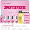 LUCKY CAT Kit Laminazione Ciglia, 2026 Aggiornato Permanente per Ciglia Lifting Set, Professionale Naturale Lash Lift Kit, Kit per l'estensione delle Ciglia, Durata 6-8 Settimane,Ideale per Salone e Domestico
