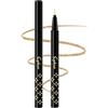 Lestpola Glitter Eyeliner Liquido Pen, Gold Glitter Pearlescent, Lunga Lasting Waterproof Matita Occhi, Resistente alle Macchie, Pigmento Alto Penna Glitter Ombretto Crema, Trucco Donna per Feste-02