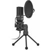 Woxter Mic Studio 60 Microfono Cardioide, Treppiede Incluso, Connessione USB, Compatibile con Youtube, Skype, Twitch