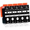 Supply Guy 5 Cartucce Per Stampanti con Chip compatibile con Canon PGI-525 PGBK Nero per Pixma IP4850 IP4950 IX-6550 MG5150 MG5250 MG5340 MG5350 MG6150 MG6250 MG8150 MG8240 MG8250 MX715 MX885 MX895