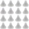 ECSiNG 50 Pezzi Parte Di Ricambio Per Ugelli Doccia Soffione Doccia Sostituisce Parti Ugello In Silicone Adatto Per Foro Doccia Diametro 4 Mm Grigio