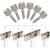 Bricard Confezione da 4 cilindri Bricard Astral che si apre: (2x 30+30), (1x 30+60) & (1x30+10) con 6 chiavi.