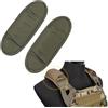 ACEXIER 2PCS Piastra Carrier Spalline Set Cuscini Pad per Zaino Gilet Tattico (Black)