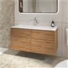 Villeroy & Boch Somera mobile con lavabo La: 120 P: 50 cm, 4 scomparti estraibili, 5A73C2RW+B80700RH, Somera [Mobili da Bagno > Mobili con Lavabo Integrato]