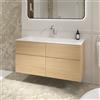 Villeroy & Boch Somera mobile con lavabo La: 120 P: 50 cm, 4 scomparti estraibili, 5A73C2RW+B80700VJ, Somera [Mobili da Bagno > Mobili con Lavabo Integrato]