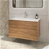 Villeroy & Boch Somera mobile con lavabo La: 100 P: 50 cm, 2 scomparti estraibili, 5A72A2RW+B80600RH, Somera [Mobili da Bagno > Mobili con Lavabo Integrato]