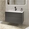 Villeroy & Boch Somera mobile con lavabo La: 100 P: 50 cm, 2 scomparti estraibili, 5A72A2RW+B80600VR, Somera [Mobili da Bagno > Mobili con Lavabo Integrato]