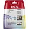 Canon Multipack nero/differenti colori 2970B010 PG-510 + CL-511 PG-510 + CL-511