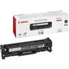 Canon toner nero 718 BK 2662B002 capacità 3400 pagine