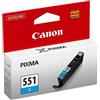 Canon Cartuccia d'inchiostro ciano CLI-551c 6509B001 7ml