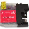 Compatibile rigenerato per LC123 m Brother magenta