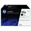 HP Multipack nero CE505D 05A Confezione doppia da 2.300 pag.
