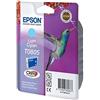 Epson Cartuccia d'inchiostro ciano (chiaro) C13T08054011 T0805 circa 350 pagine 7.4ml