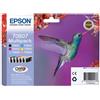 Epson Multipack nero / ciano / magenta / giallo / / C13T08074011 T0807 6 cartucce d'inchiostro: T0801 + T0806