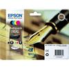 Epson Multipack nero / ciano / magenta / giallo C13T16364010 T1636 4 cartucce d'inchistro XL: T1631 + T1632 + T1633 + T1634