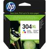 HP 304 (N9K07AE 304 XL) Cartuccia tricolore Originale