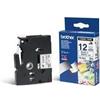 Brother nastro laminato blu su bianco TZe-FA3 TZ-FA3 12 mm x 3 m, banda applicabile con stiratura