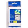 Brother nastro laminato nero su argente (opaco) TZe-M961 TZ-M961 36 mm x 8 m, laminato